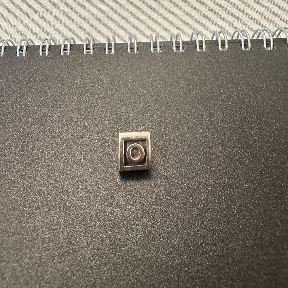 Pandora Silver “O” Charm